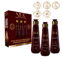 Thumbnail for Vitta Gold - Silk Express Ultra-Fast Hair Straightening Treatment Kit 200ml