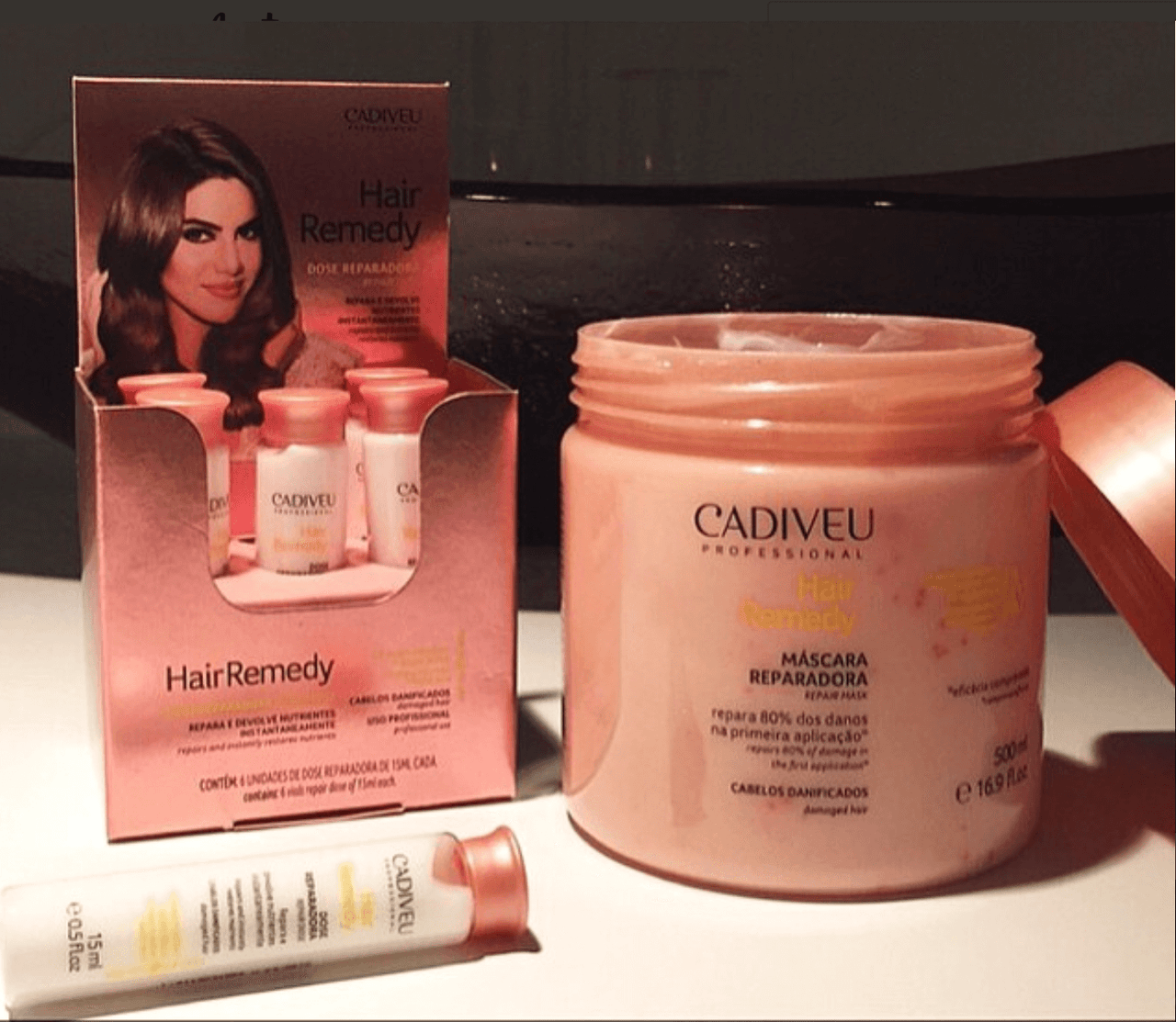 CADIVEU - Hair Remedy Repair Dose, Box 10 units