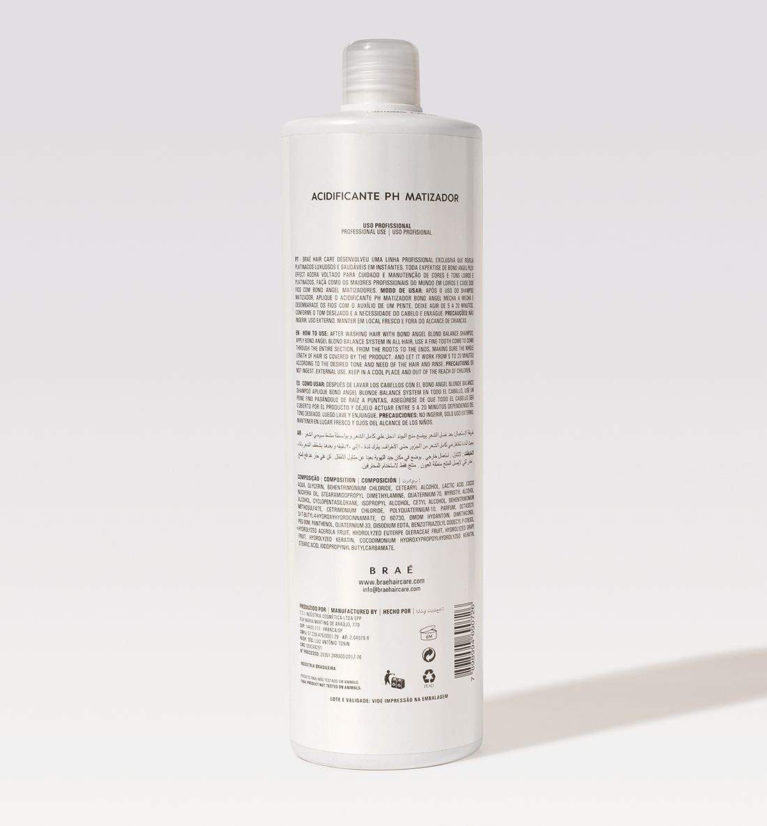BRAE - Toning Acidifying, Professional 1L