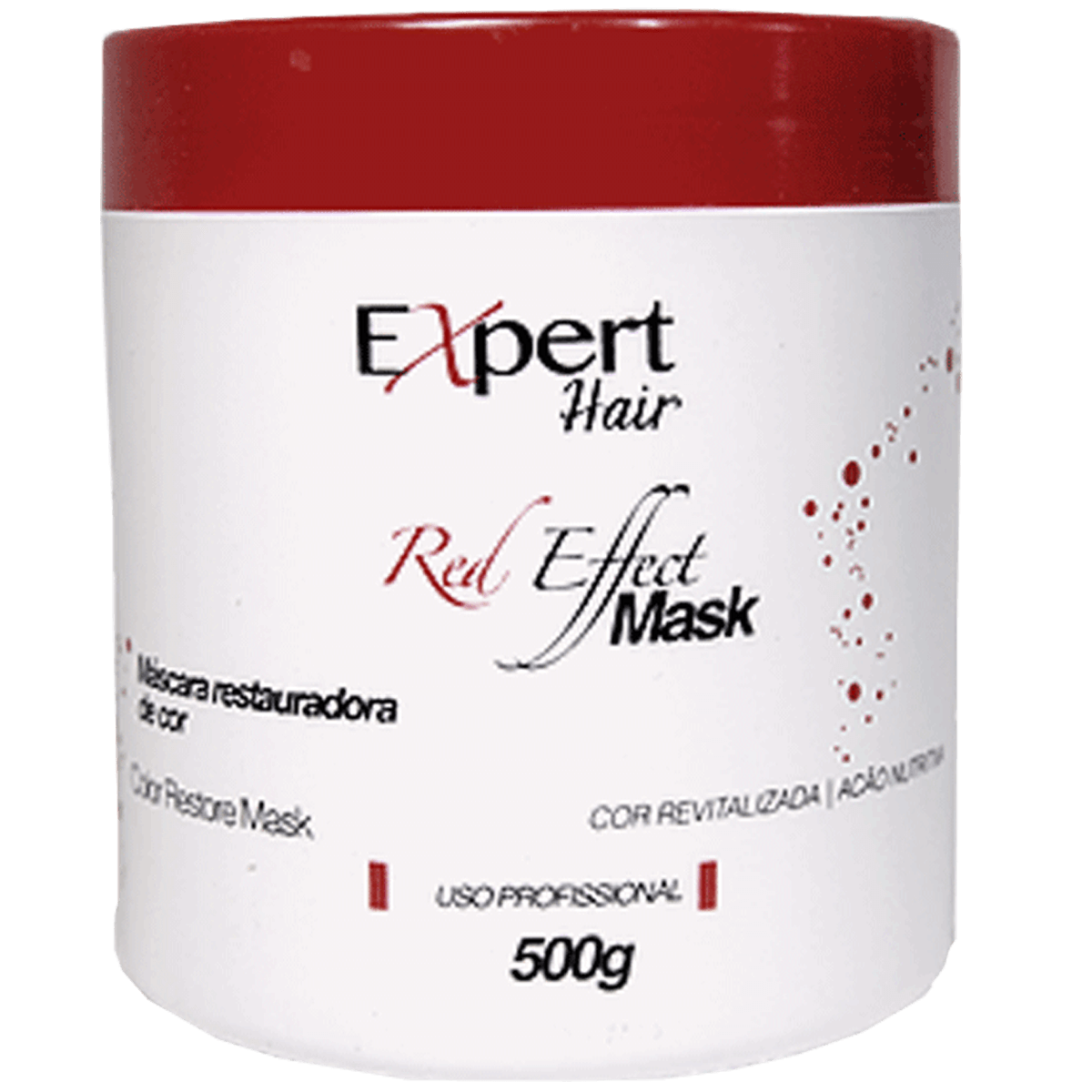 EXPERT Hair - Red Effect Capillary, Mask 500g