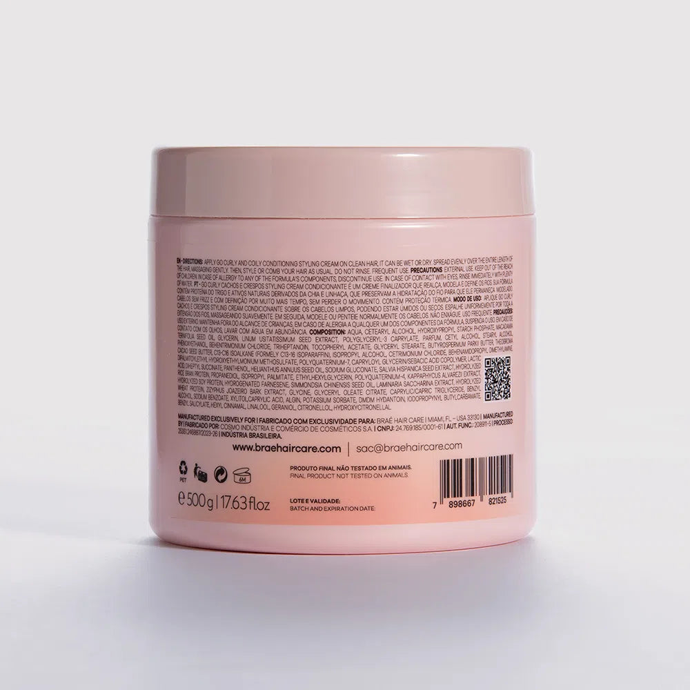 Brae - Go Curly Styling Cream 500g