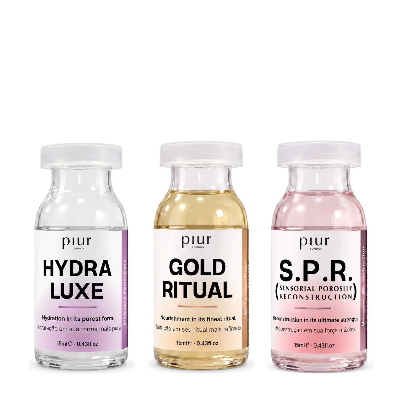 Piur London - Hair Schedule Ampoules Kit (3x15ml)