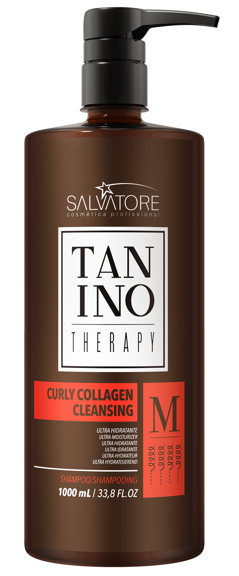 SALVATORE - M Curly Collagen, Shampoo 1L