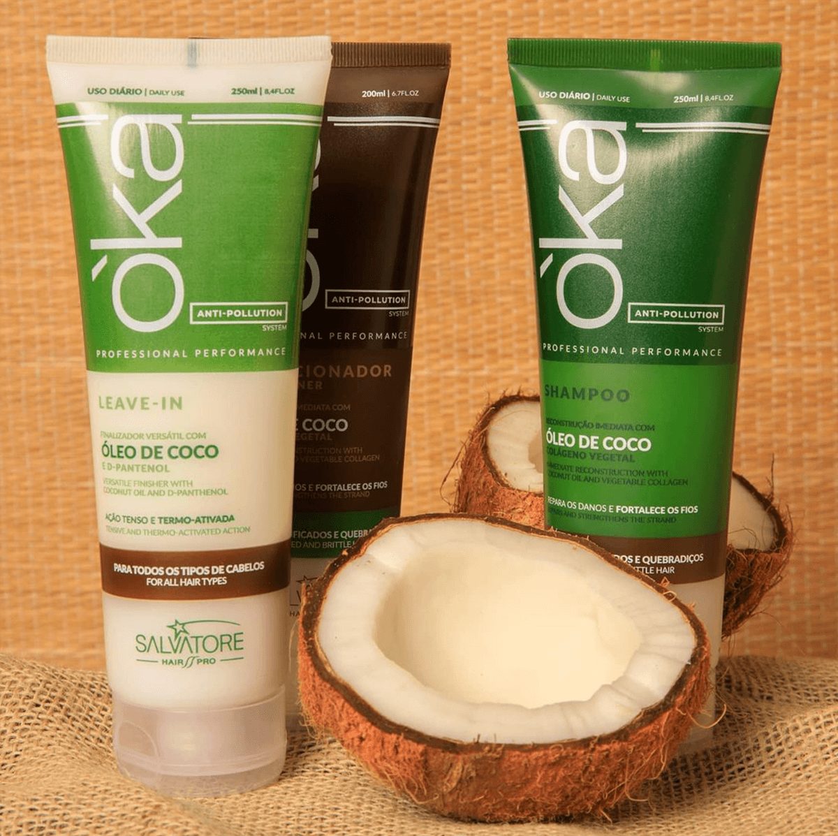 SALVATORE - OKA Coconut Oil, Shampoo 250ml