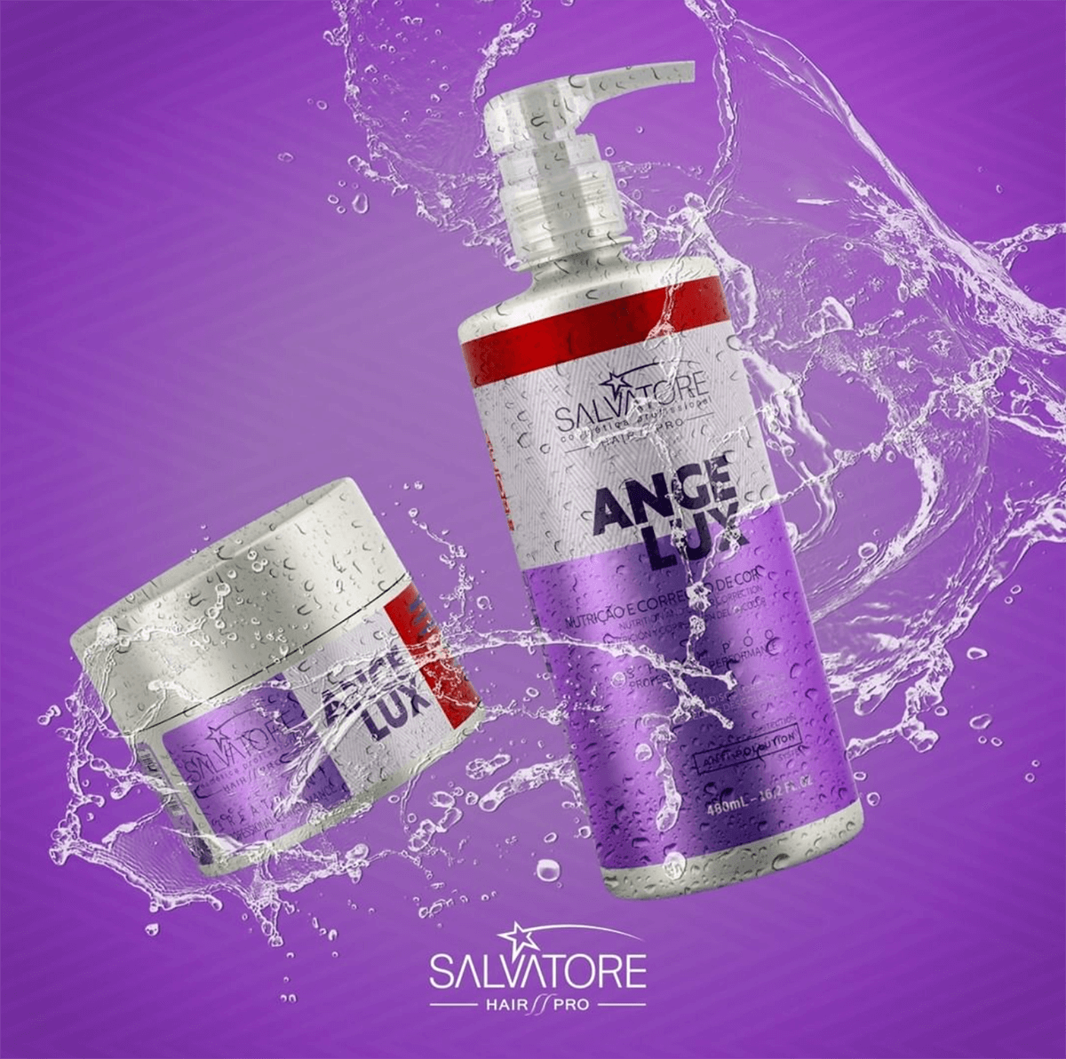 SALVATORE - Ange Lux Hair Pro, Shampoo 480ml