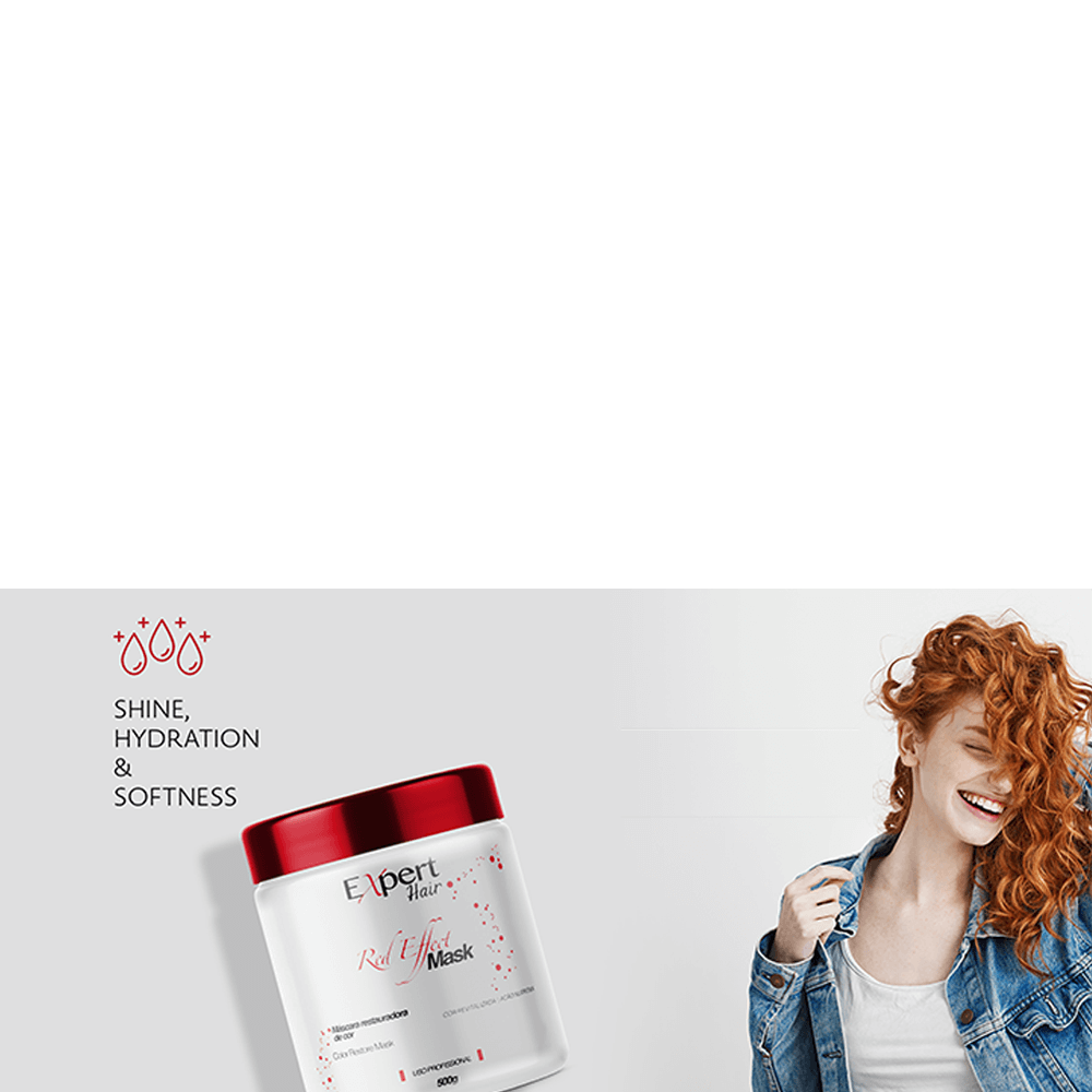 EXPERT Hair - Red Effect Capillary, Mask 500g